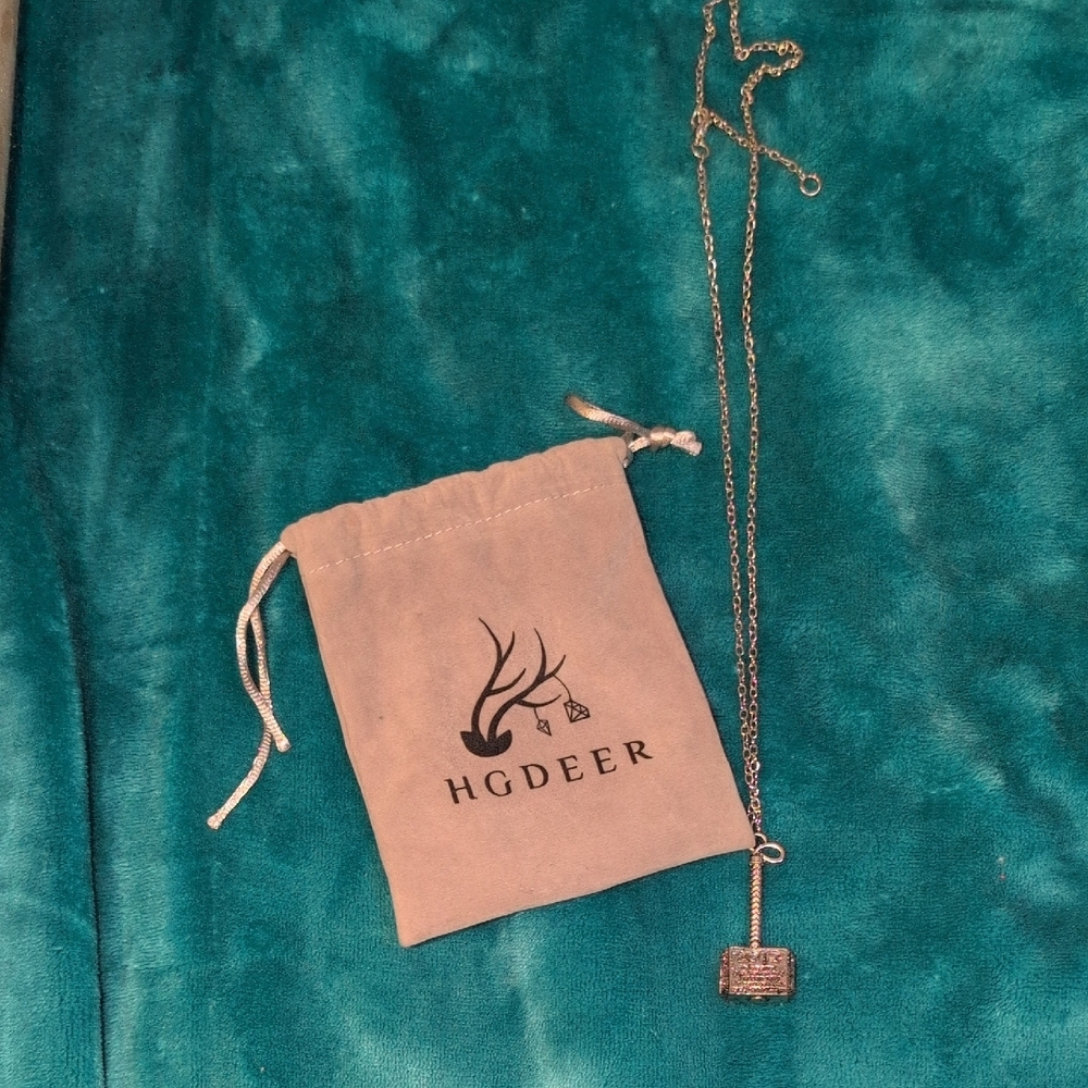 Thors Hammer Silver Pendant Necklace